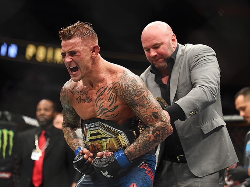 "The Diamond" trở thành nhà vô địch hạng nhẹ tạm thời sau khi đánh bại Max Holloway