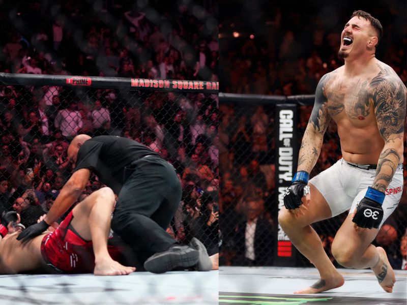 Tom Aspinall hạ gục Sergei Pavlovich tại UFC 295