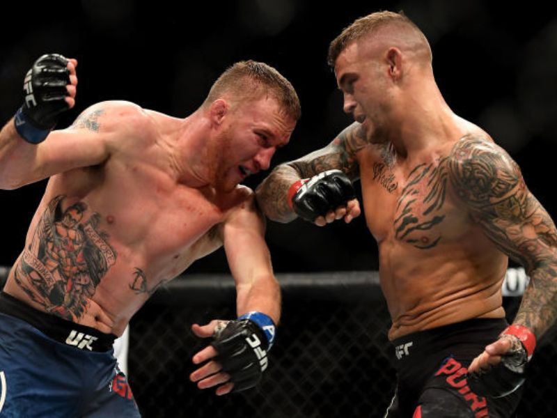 Trận đối đầu với Justin Gaethje là một trong những trận đấu hay nhất trong sự nghiệp của Dustin Poirier