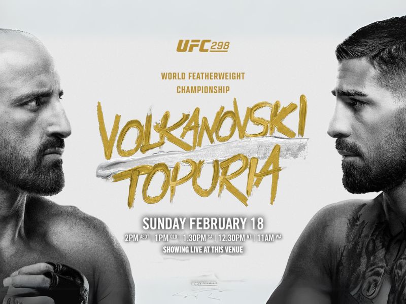 UFC 298: Volkanovski vs Topuria - California (17 tháng 2)