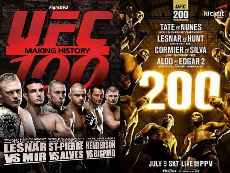 UFC 300 hiện không sự xuất hiện của các huyền thoại nổi tiếng như UFC 100 và 200