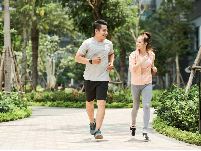 Tùy vào thể trạng mà bạn có thể lựa chọn cường độ chạy bộ như thế nào?