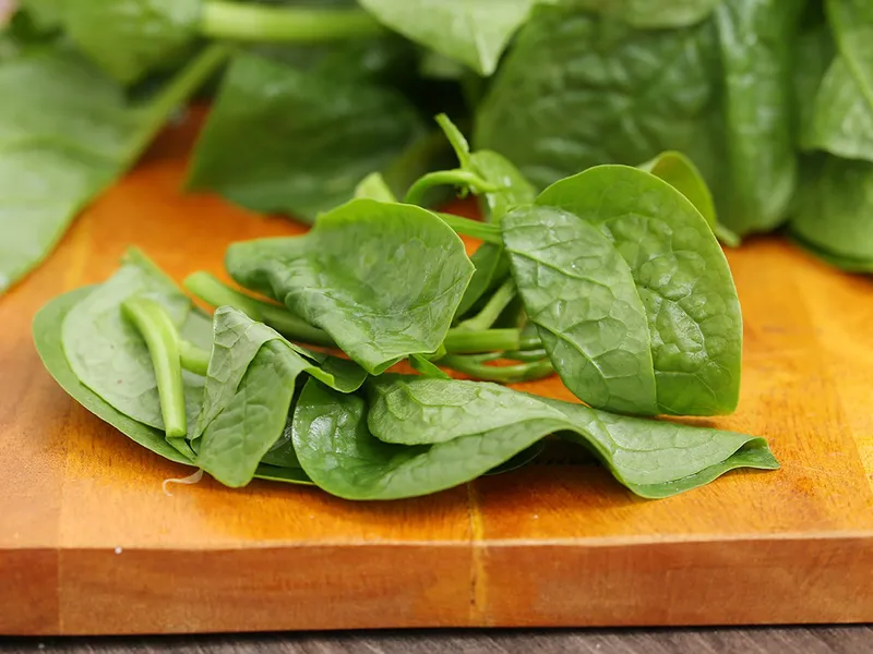 giảm cân bằng rau mồng tơi