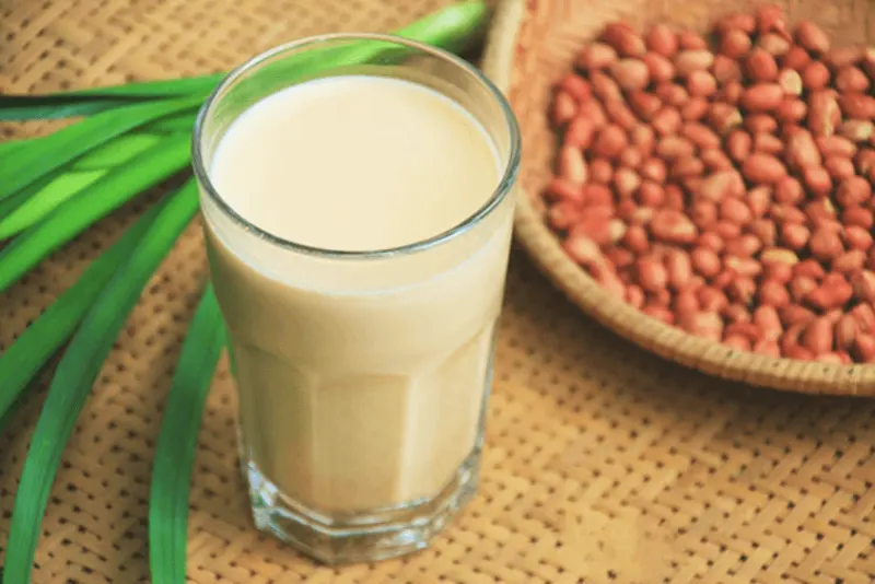 Sữa gạo lứt đậu phộng giảm cân